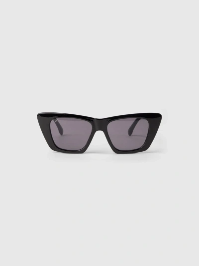 Gap Square Cat Eye Sunglasses In Black
