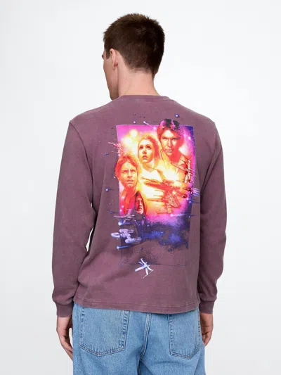 Gap Star Wars Graphic T-shirt In Amethyst Purple