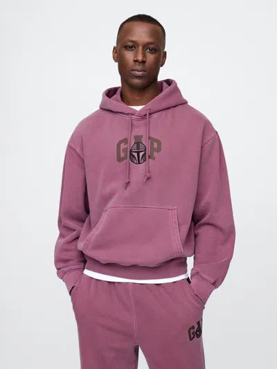 Gap Star Wars Heavyweight Hoodie In Noir Red 796