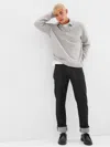Gap Soft Flex Straight Jeans With Washwell In Black Wash