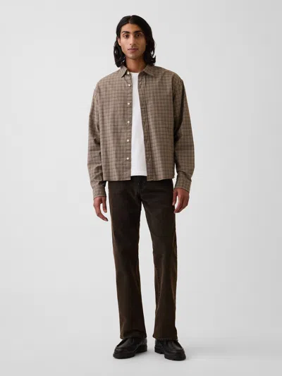 Gap Straight Jeans In Brown