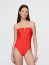 GAP STRAPLESS ONE-PIECE SWIMSUIT