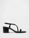 Gap Strappy Block Heel Sandals In Black