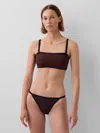Gap String Bikini Bottom In Brown