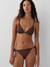 Gap String Bikini Bottom In Brown