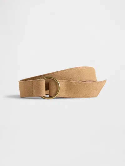 Gap Suede O-ring Belt In Brown