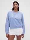 Gap × Summer Fridays Oversized Raglan Logo Sweatshirt