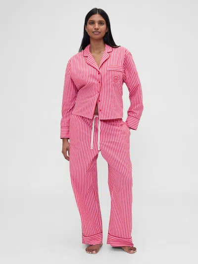 Gap × Summer Fridays Relaxed Poplin Stripe Pj Pants