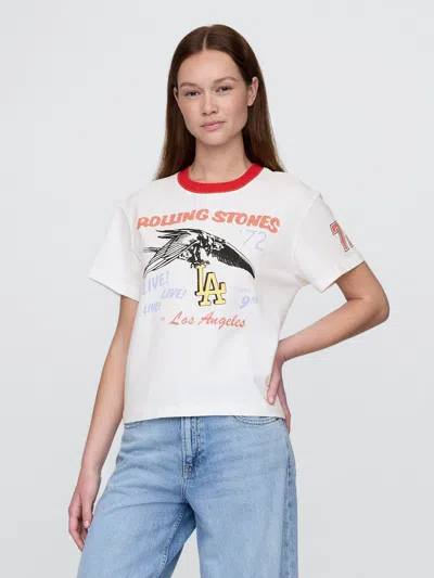 Gap Supima® Cotton Relaxed Rolling Stones Graphic T-shirt