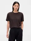 Gap Supima® Cotton Relaxed T-shirt In Brown