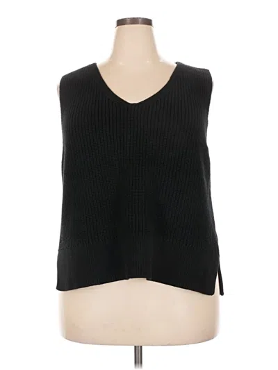 Pre-owned Gap Sweater Vest In Black