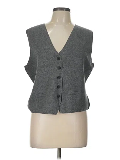 Pre-owned Gap Sweater Vest In Gray