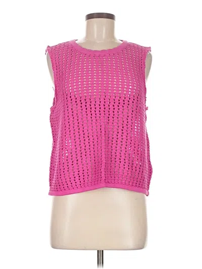 Pre-owned Gap Sweater Vest In Pink
