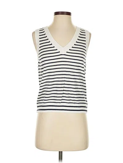 Pre-owned Gap Sweater Vest In White