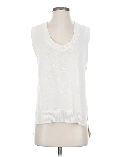 Pre-owned Gap Sweater Vest In White