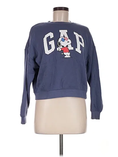 Pre-owned Gap Sweatshirt In Blue