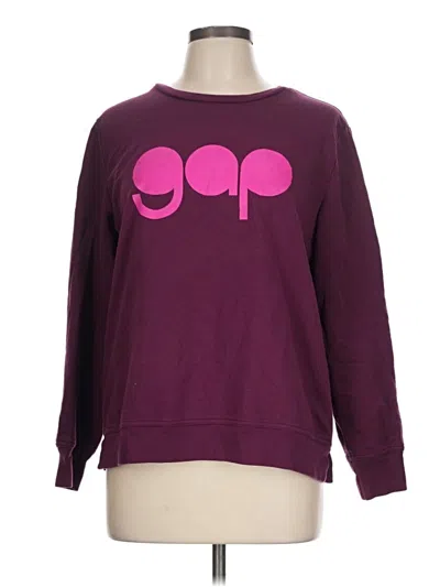 Pre-owned Gap Sweatshirt In Purple