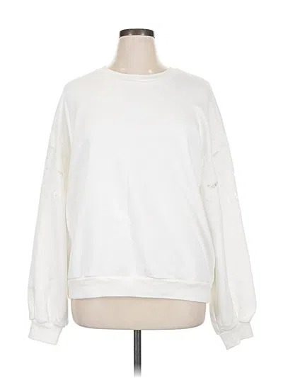 Pre-owned Gap Sweatshirt In White
