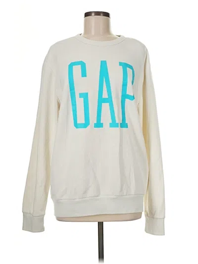 Pre-owned Gap Sweatshirt In White