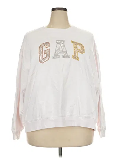 Pre-owned Gap Sweatshirt In White