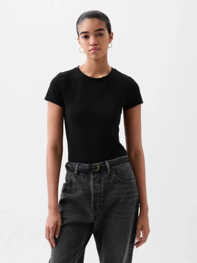 Gap T-shirt Bodysuit In Black