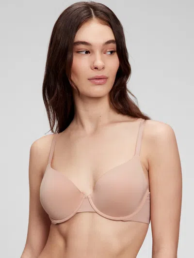 Gap T-shirt Bra In Neutral Pink