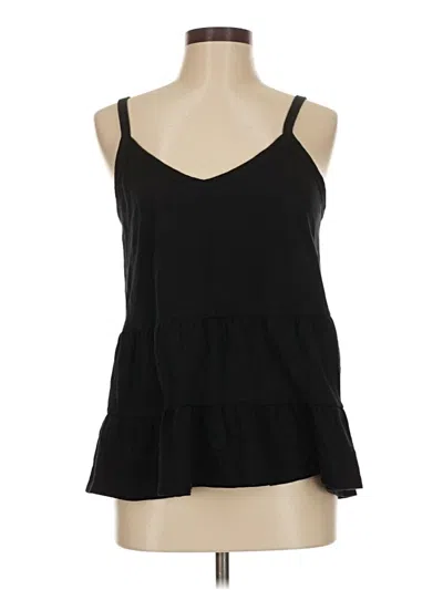 Pre-owned Gap Tank Top Black Halter Neckline Tops