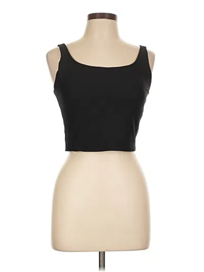 Pre-owned Gap Tank Top Black Strapless Neckline Tops