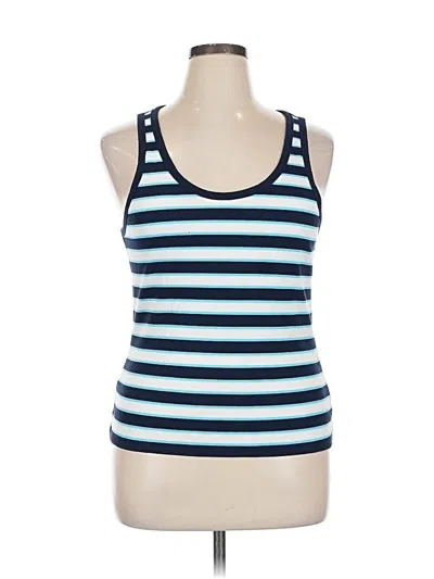 Pre-owned Gap Tank Top Blue Halter Neckline Tops