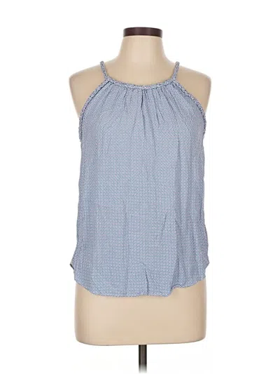 Pre-owned Gap Tank Top Blue Halter Neckline Tops