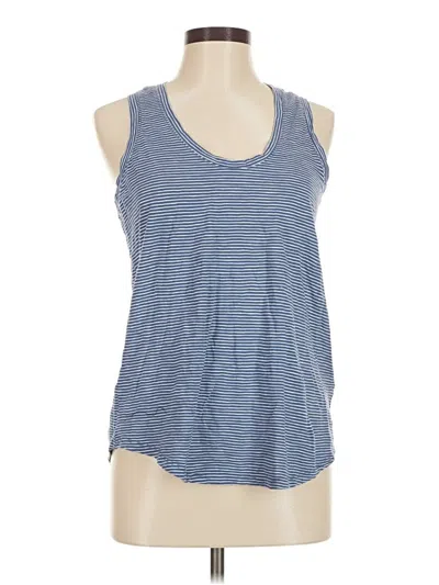 Pre-owned Gap Tank Top Blue Halter Neckline Tops