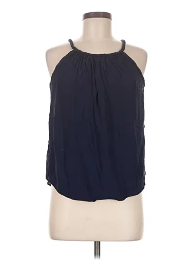Pre-owned Gap Tank Top Blue Halter Neckline Tops