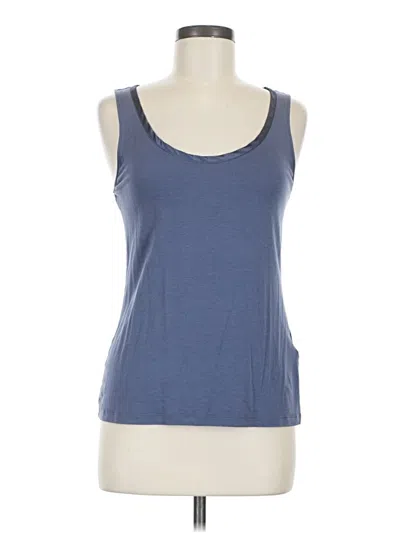 Pre-owned Gap Tank Top Blue Halter Neckline Tops
