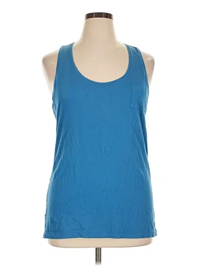 Pre-owned Gap Tank Top Blue Halter Neckline Tops