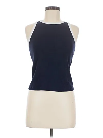 Pre-owned Gap Tank Top Blue Halter Neckline Tops