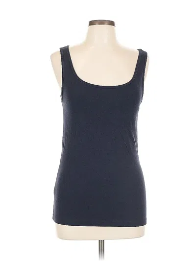 Pre-owned Gap Tank Top Blue Square Neckline Tops