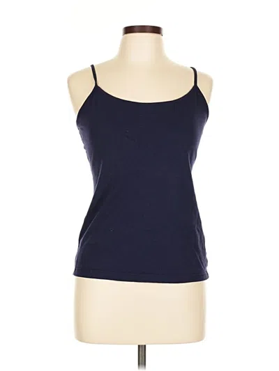 Pre-owned Gap Tank Top Blue Strapless Neckline Tops
