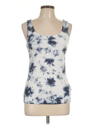 Pre-owned Gap Tank Top Blue Strapless Neckline Tops