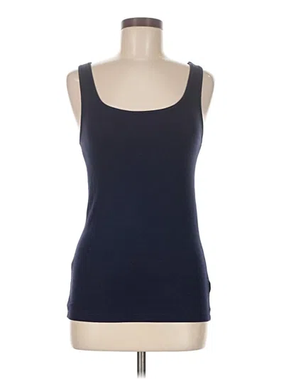 Pre-owned Gap Tank Top Blue Strapless Neckline Tops