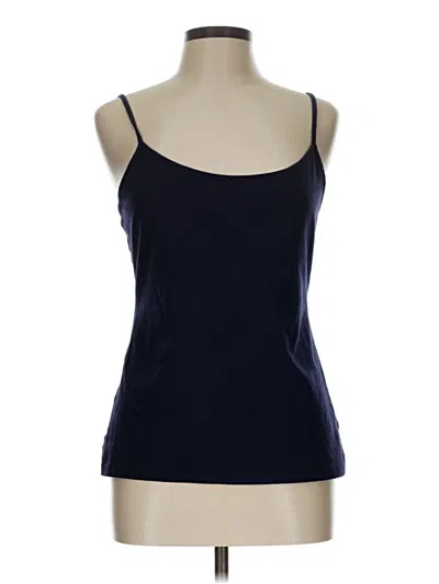 Pre-owned Gap Tank Top Blue Strapless Neckline Tops