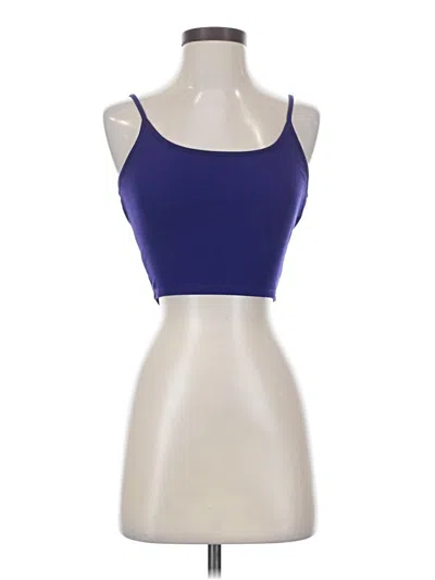 Pre-owned Gap Tank Top Blue Strapless Neckline Tops
