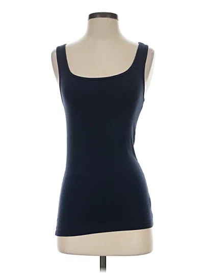 Pre-owned Gap Tank Top Blue Strapless Neckline Tops