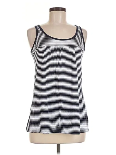 Pre-owned Gap Tank Top Blue Strapless Neckline Tops