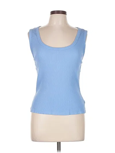Pre-owned Gap Tank Top Blue Sweetheart Neckline Tops
