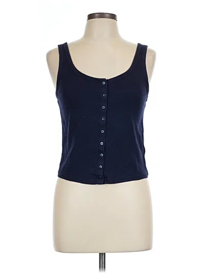 Pre-owned Gap Tank Top Blue Sweetheart Neckline Tops