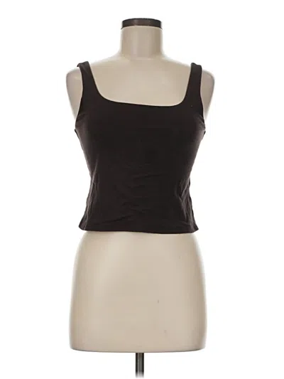 Pre-owned Gap Tank Top Brown Strapless Neckline Tops