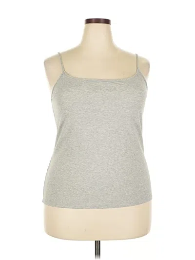 Pre-owned Gap Tank Top Gray Halter Neckline Tops