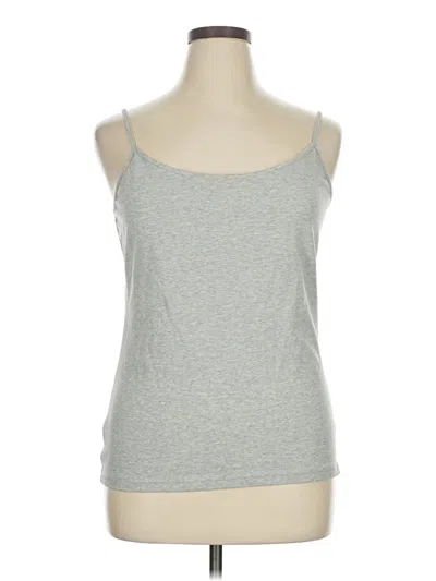 Pre-owned Gap Tank Top Gray Scoop Neck Tops