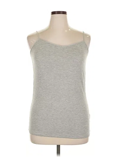 Pre-owned Gap Tank Top Gray Strapless Neckline Tops