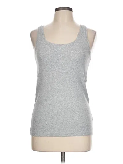 Pre-owned Gap Tank Top Gray Strapless Neckline Tops